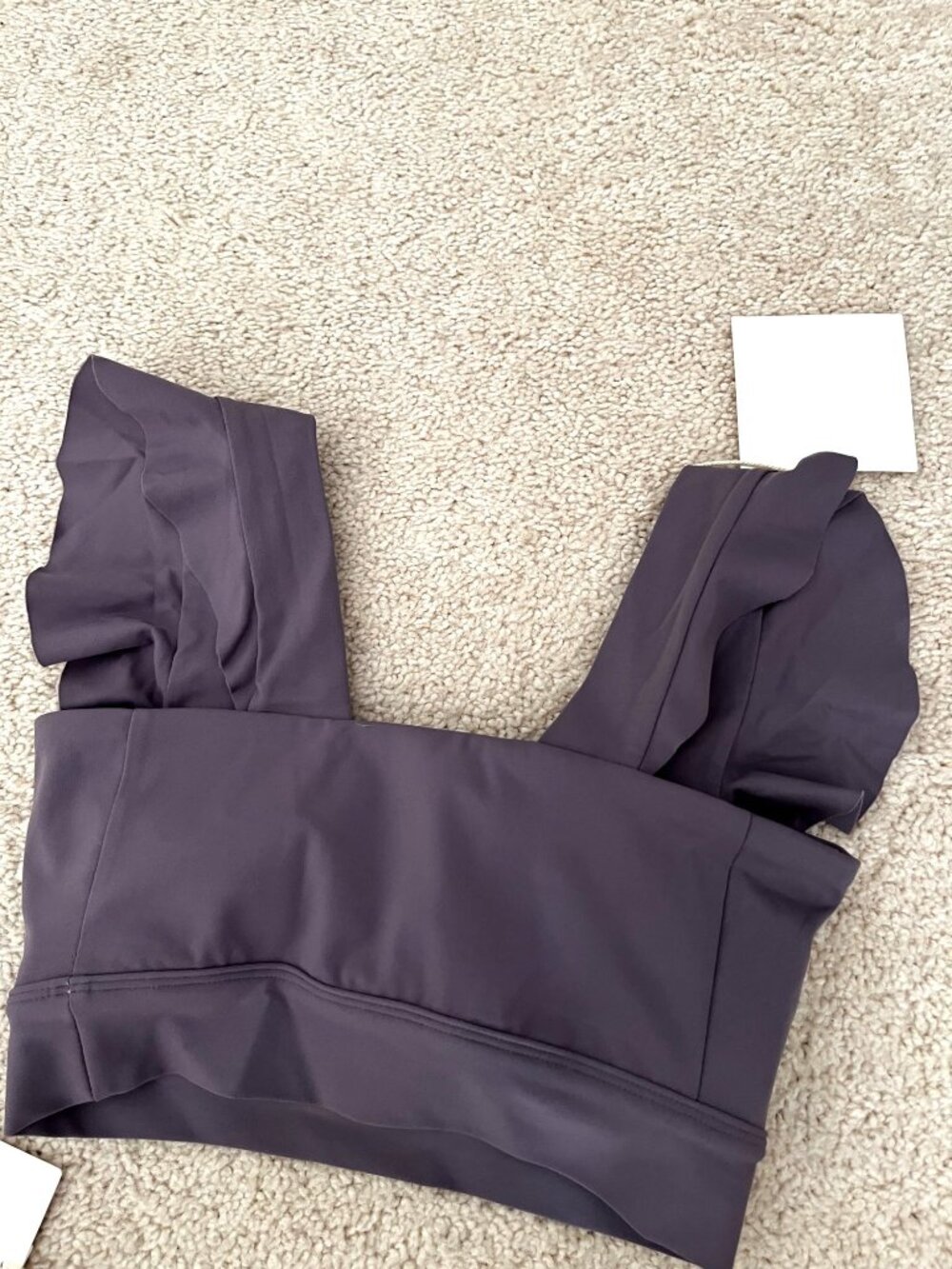 NWT Visual Mood SERENA RUFFLED BIKINI SET - LAVENDER size XS S - Picture 10 of 15